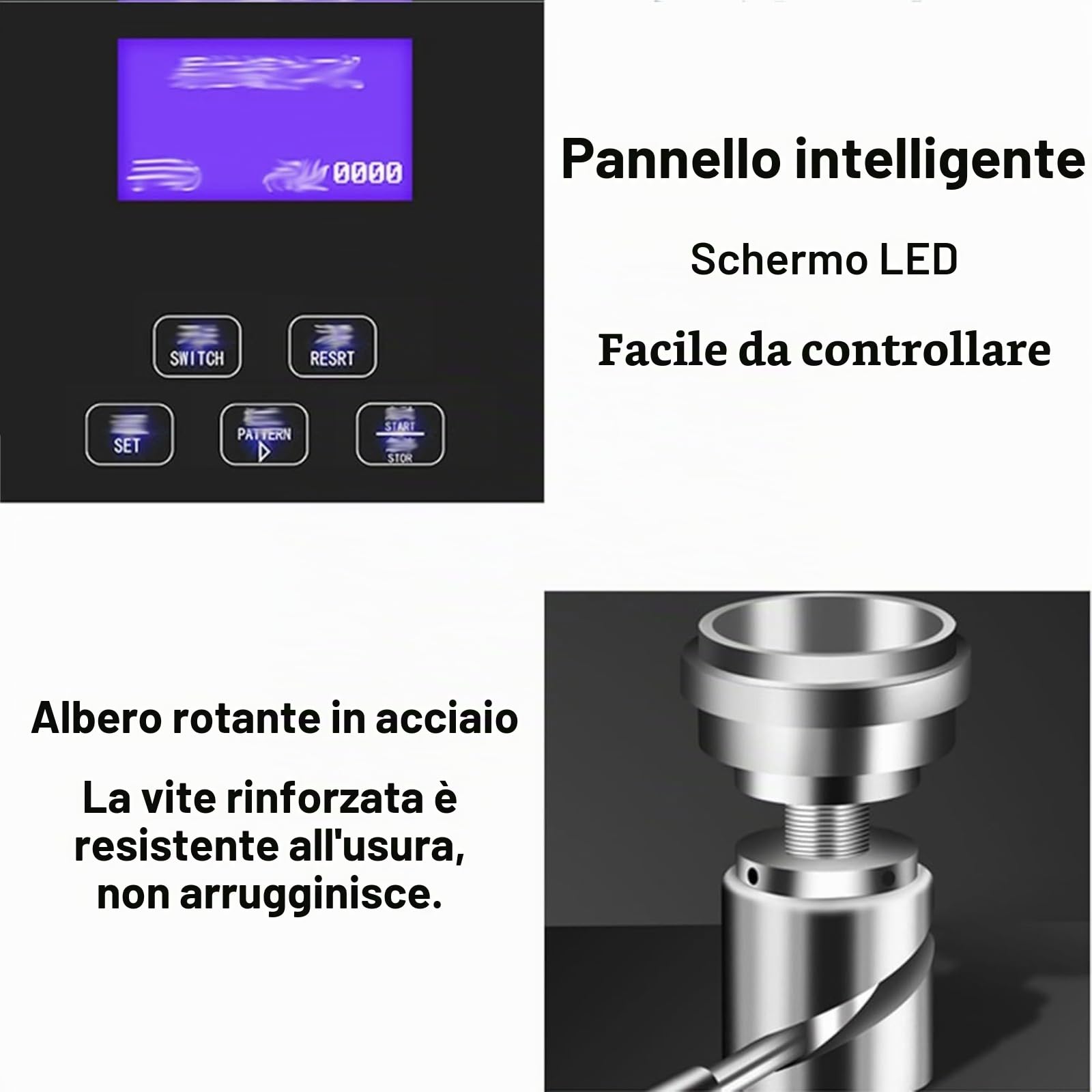 Sigillante automatico per lattine con portabicchieri in acciaio inossidabile, macchina commerciale di tenuta a più altezze per negozi di tè al latte, ideale per casa, bar, ristoranti e negozi di