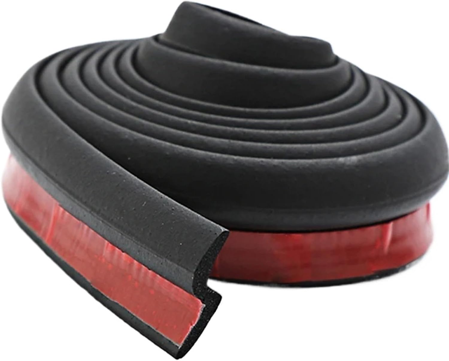 2/4/8m Car Door Seal Strip Auto Rubber Seal Type Noise Insulation Anti-Dust Soundproof Sealing Strips Interior Accessories(8m P)