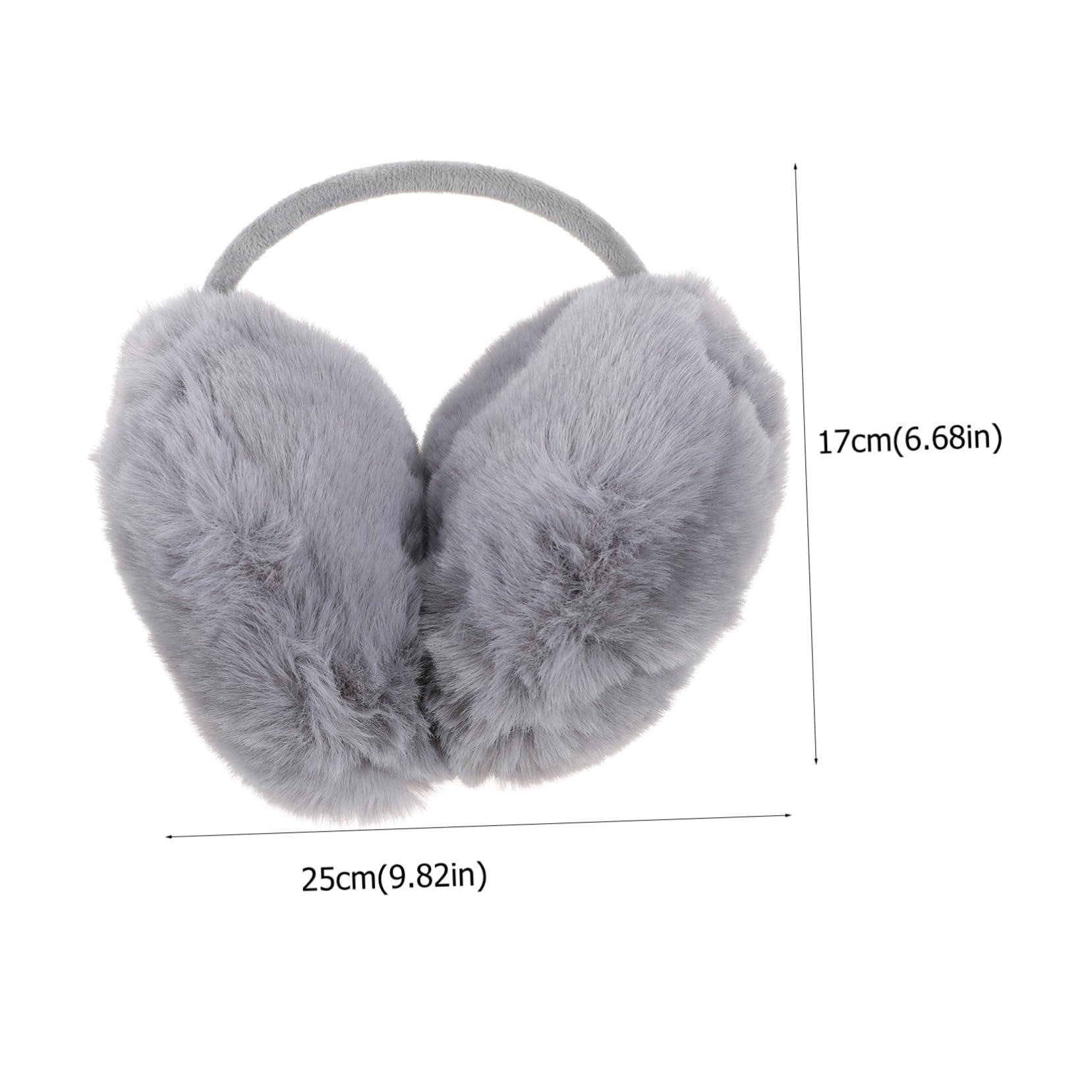 SOIMISS 4piezas Orejeras Plegables De Moda Para Mujer Calentadores De Oídos De Flanela Accesorio De Invierno y Cómodo Para Actividades