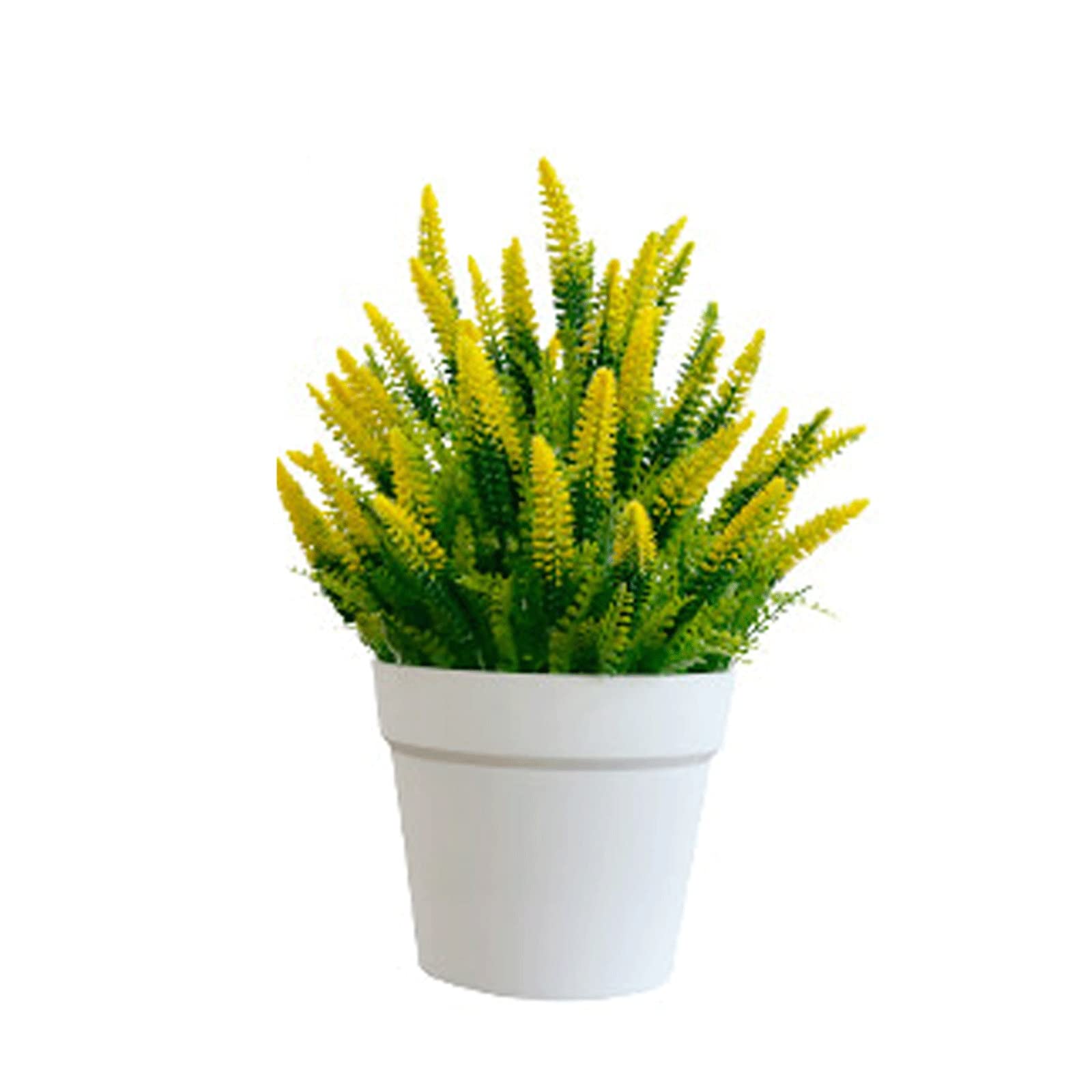 Plantes artificielles en pot finies les feuilles mortes phénix