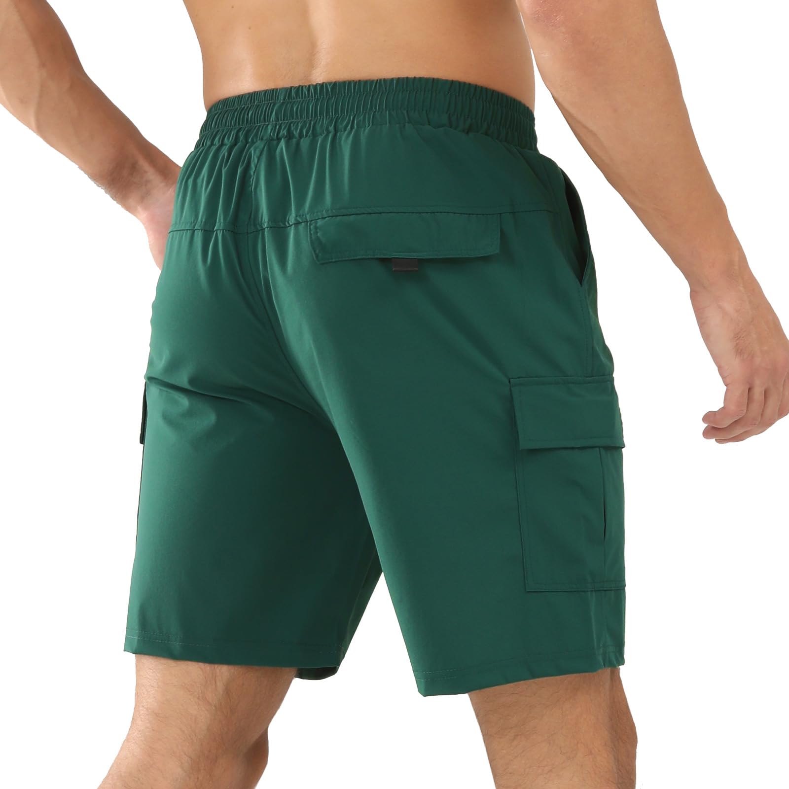 Superora Uomo Cargo Pantaloncini Traspiranti Asciugatura Rapida e Elasticizzati in Forma Rilassata per Il Tempo Libero, Sport, Casual, Pantaloncini da Lavoro di Utilità con Tasche Multiple
