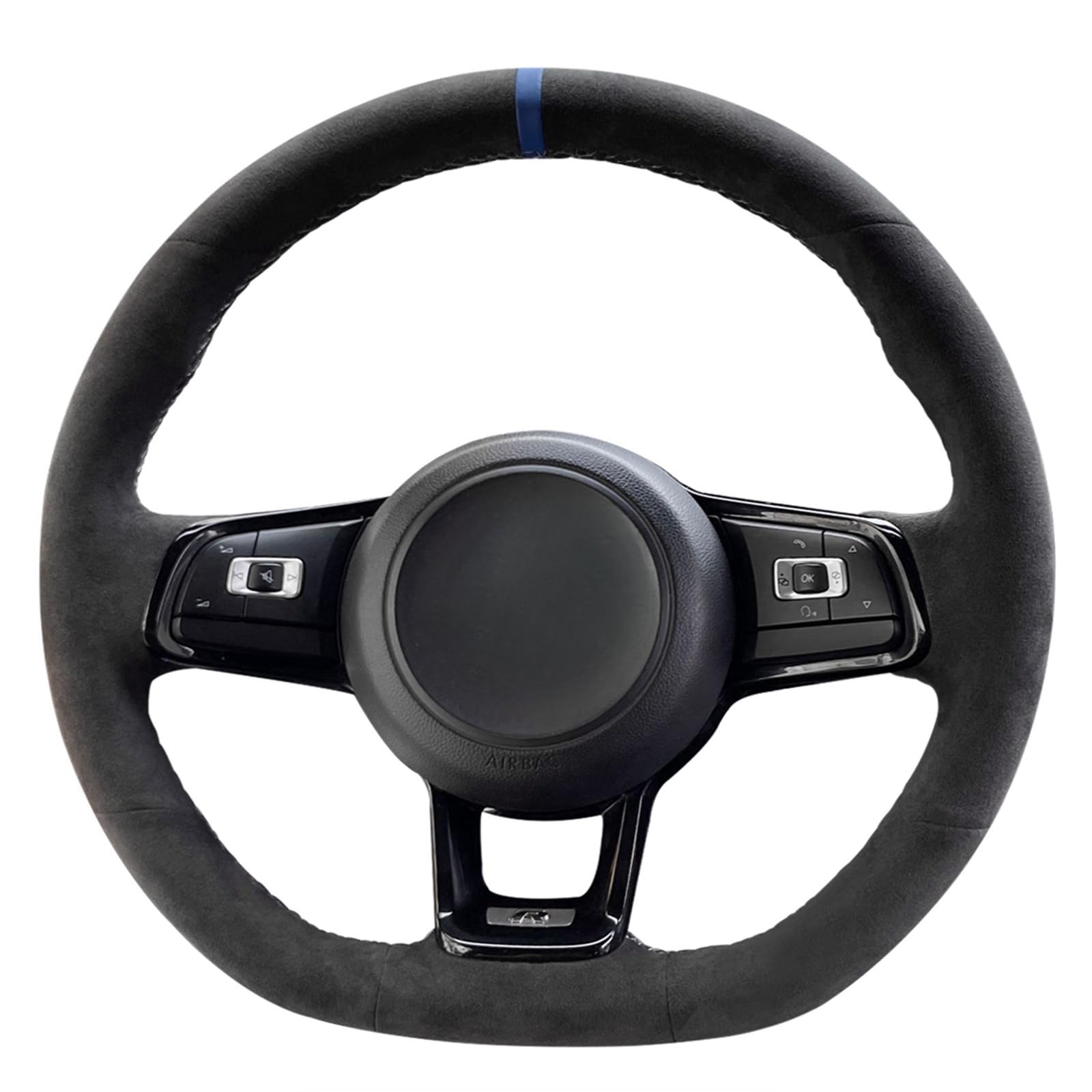 MEWANT Passgenauer Lenkradbezug zum Nähen für Auto für Golf GTI