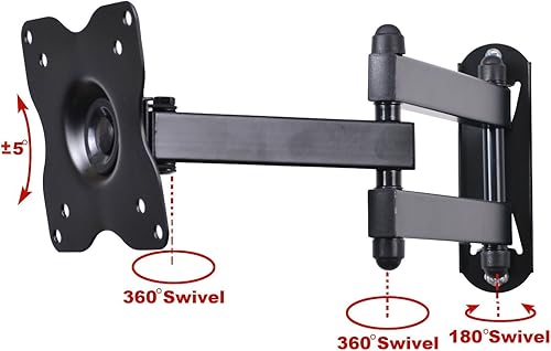Miniatura 6 de VideoSecu Soporte articulado de pared para TV Vizio 28" 29" 32" 42" E291-A1 E320-A1 E320i-A0 E390i-A1 E291i-A1 E320i-A2 M321i-A2 E370-A0 E390-A1