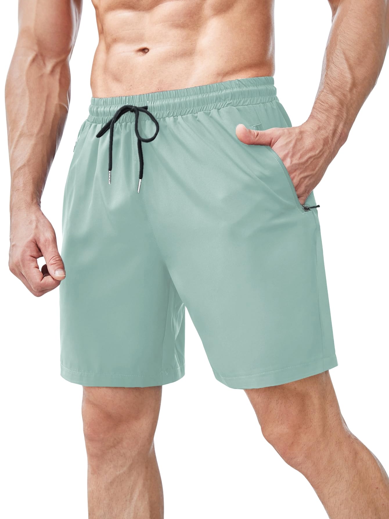 tagdo TAGDO® Men's Solid Colour Shorts | Shorts for Men | Gym Shorts (2051)-picture-12