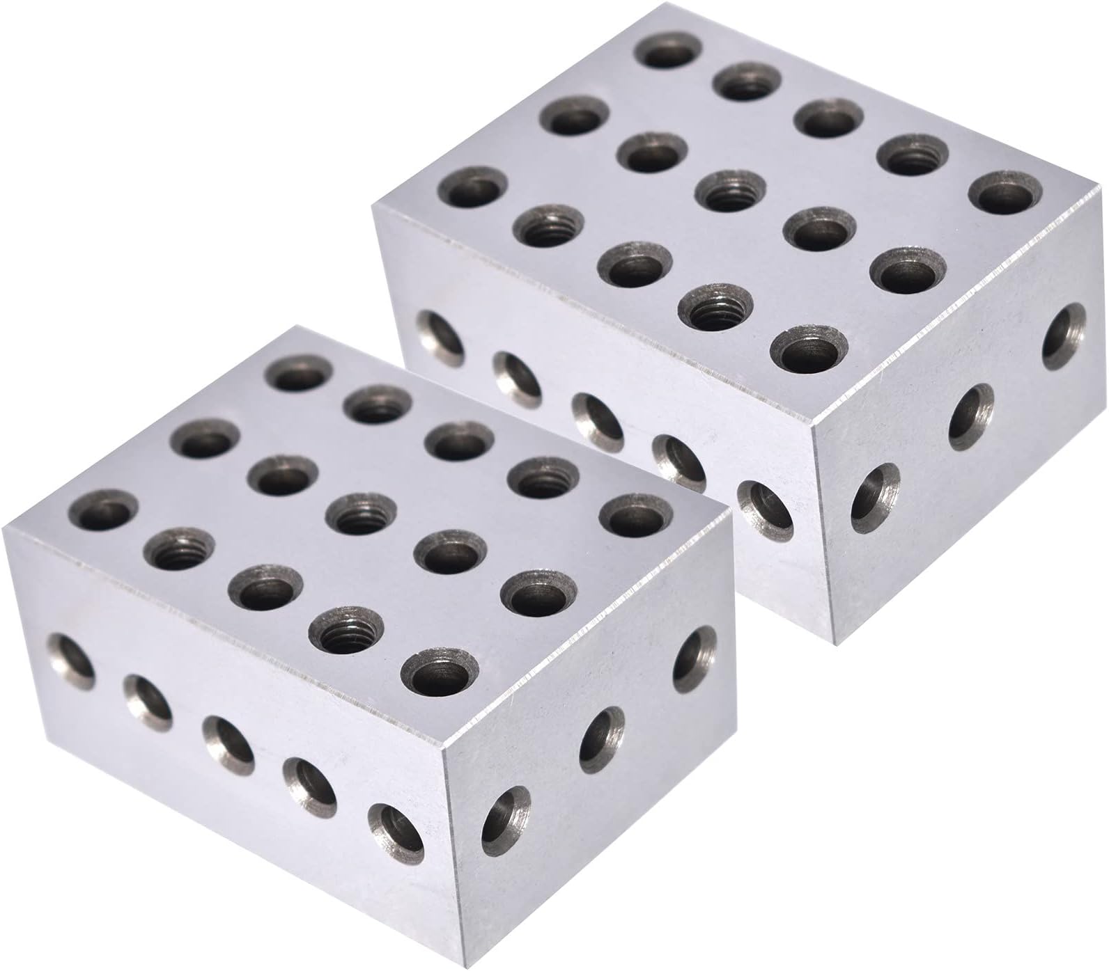 2 x 3 x 4 Inch Parallel Blocks 23 Holes 1 Pair