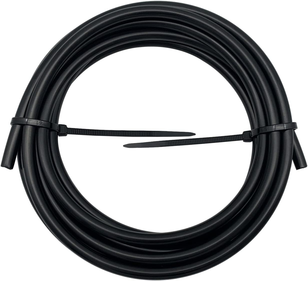 Flexible Black Metric 3/16''(4.8mm) OD Nylon Hose Fuel Line Pneumatic Tubing Tube for Air Brake/Fluid Transfer,1/8"(3.1mm) ID Nylon Line, 10 feet