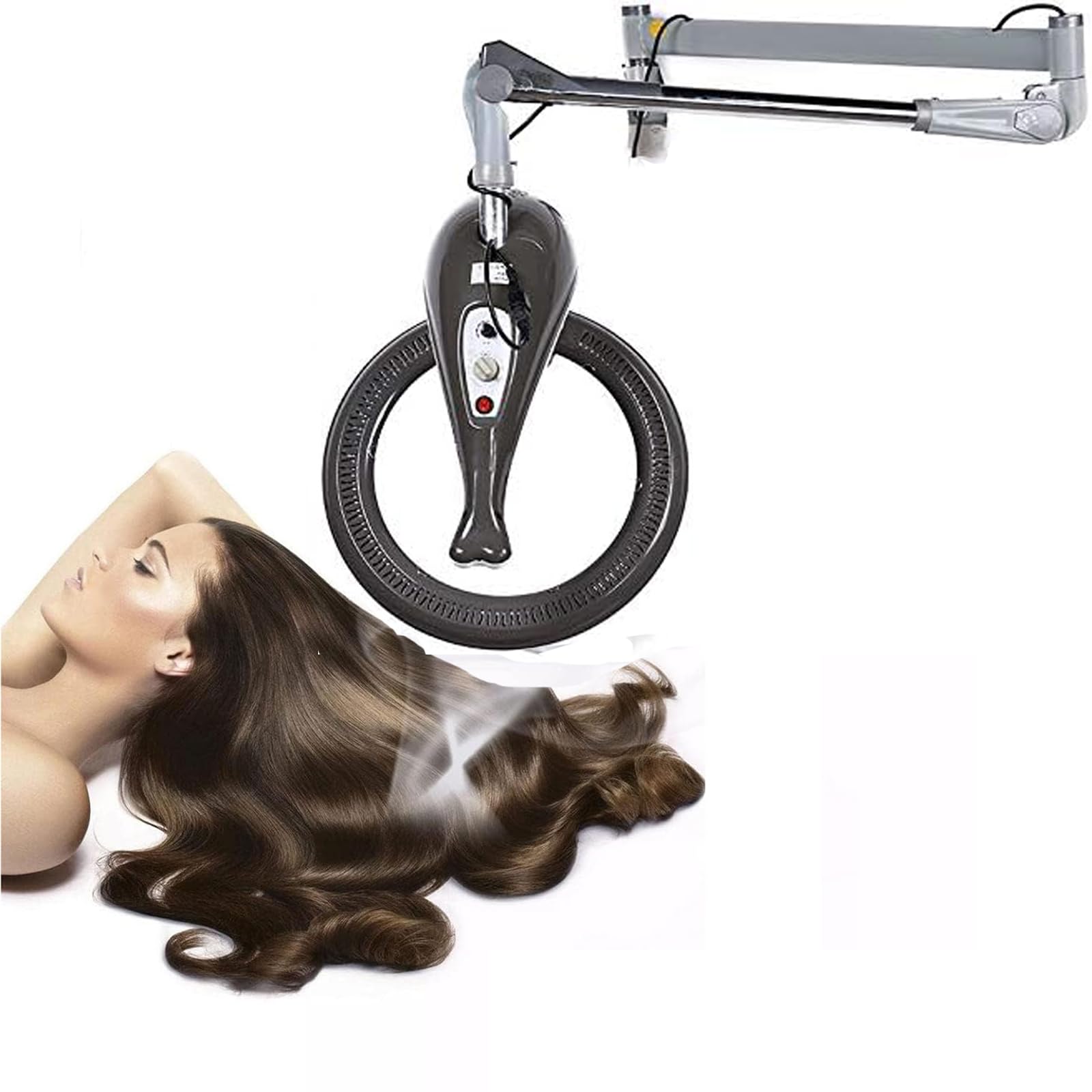 Orbiting Hair Dryer Hair Perm Color Processor Dryer Accelerator Professional Salon Hair Hood Dryer with Wall Mount System