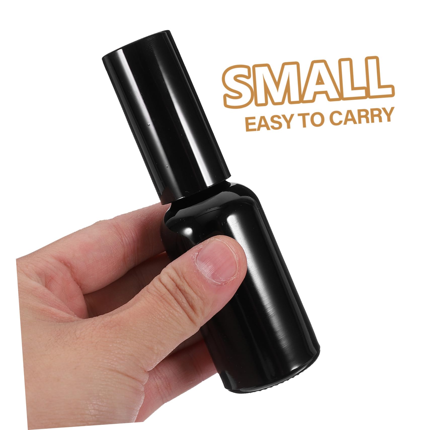 12 Stück Schwarze Glas Parfümflaschen 30 Ml mit Sprühverschluss und Luftdichter Aufbewahrung