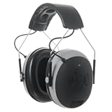 PROTEAR Bluetooth 5.3 Hearing Protection, NRR 25dB Noise-canceling Rechargeable Safety Earmuffs, Wireless Over-ear Headphones with Music for Mowing Lawn, Workshop, Snowblowing, Construction (GREY)