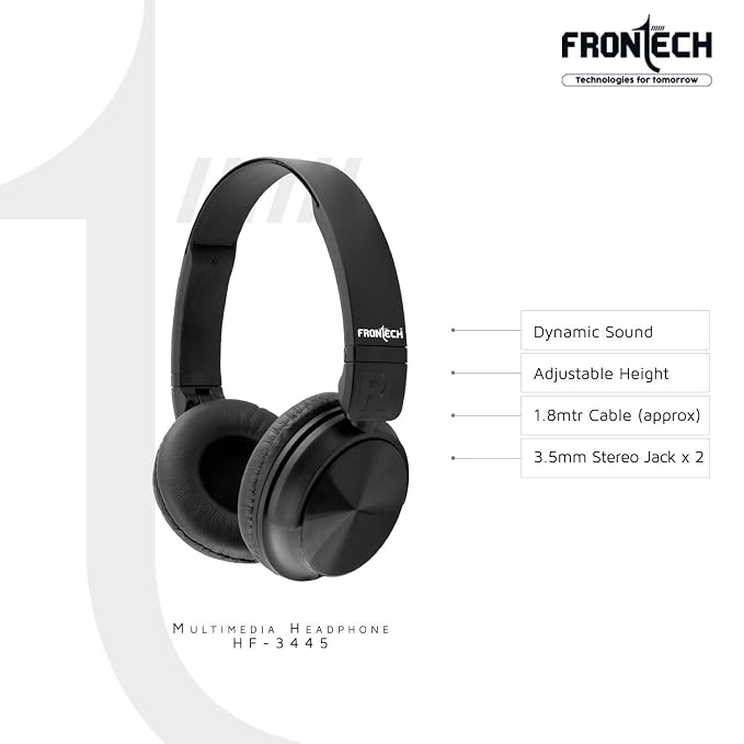 FRONTECH Multimedia Headphone HF-3445 