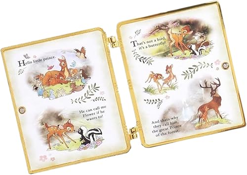 Miniatura 2 de Loungefly Disney Bambi Book - Pin coleccionable de 3 pulgadas, Metal, Sin gemas.