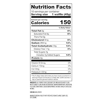 Sur La Table Belgian Waffle Mix, Premium Mix for Light, Crispy Belgian Waffles with Deep Pockets, Just Add Wet Ingredients
