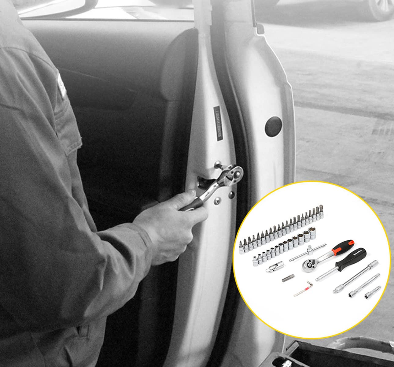 1/4 Zoll Stecknuss-Verlängerung 150 Mm – Aus Chrom-Vanadium-Stahl Für Autoreparaturen
