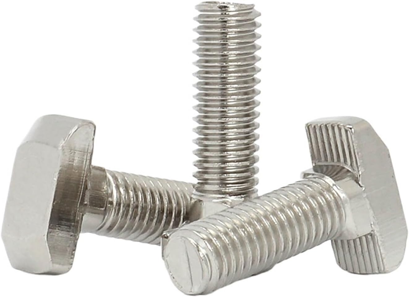 T-Head Bolts Hammer Head Bolt t Screw 2/5/10PCS M5 M6 M8 T Hammer Head T Bolt Aluminum Connector T Head Bolts Screws for 20/30/40/45 Aluminum Profiles 3030 M6X12mm 10PCS(2020 M5X25mm)