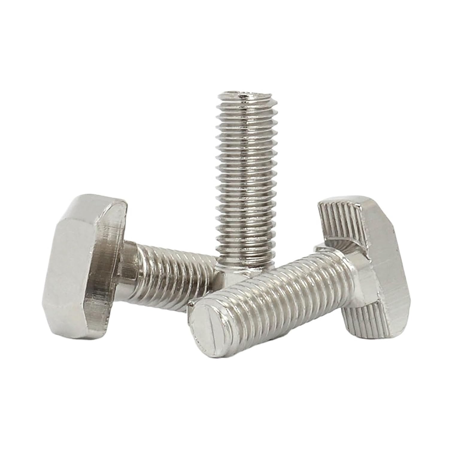 Stainless Steel Hammer Head T Bolts M5 M6 M8 for 20 30 40 45 Aluminum Profiles 5 Pieces(4040 M8X30mm)