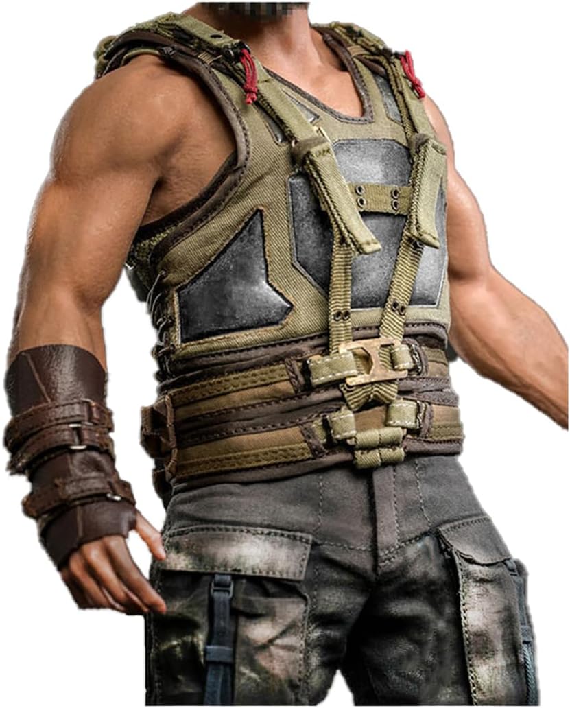 Mens Military Bane Vest Costume Cosplay Jacket | Motorcycle Vest Outfits For Men