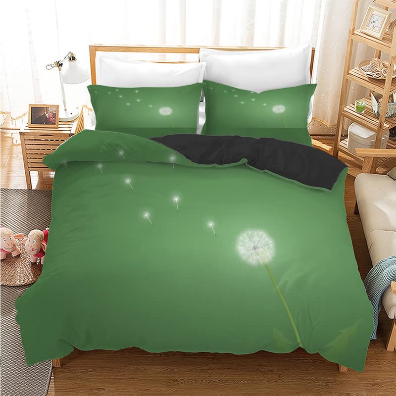 Parure de lit 160x200 en microfine 110g/㎡ avec housse de couette zippée