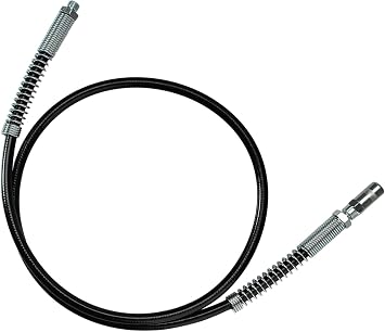 49-16-2647 Grease Gun Hose 48" for Milwauke M-18 Grease Gun,Replacement Milwauke Grease Gun Hose W/Coupler