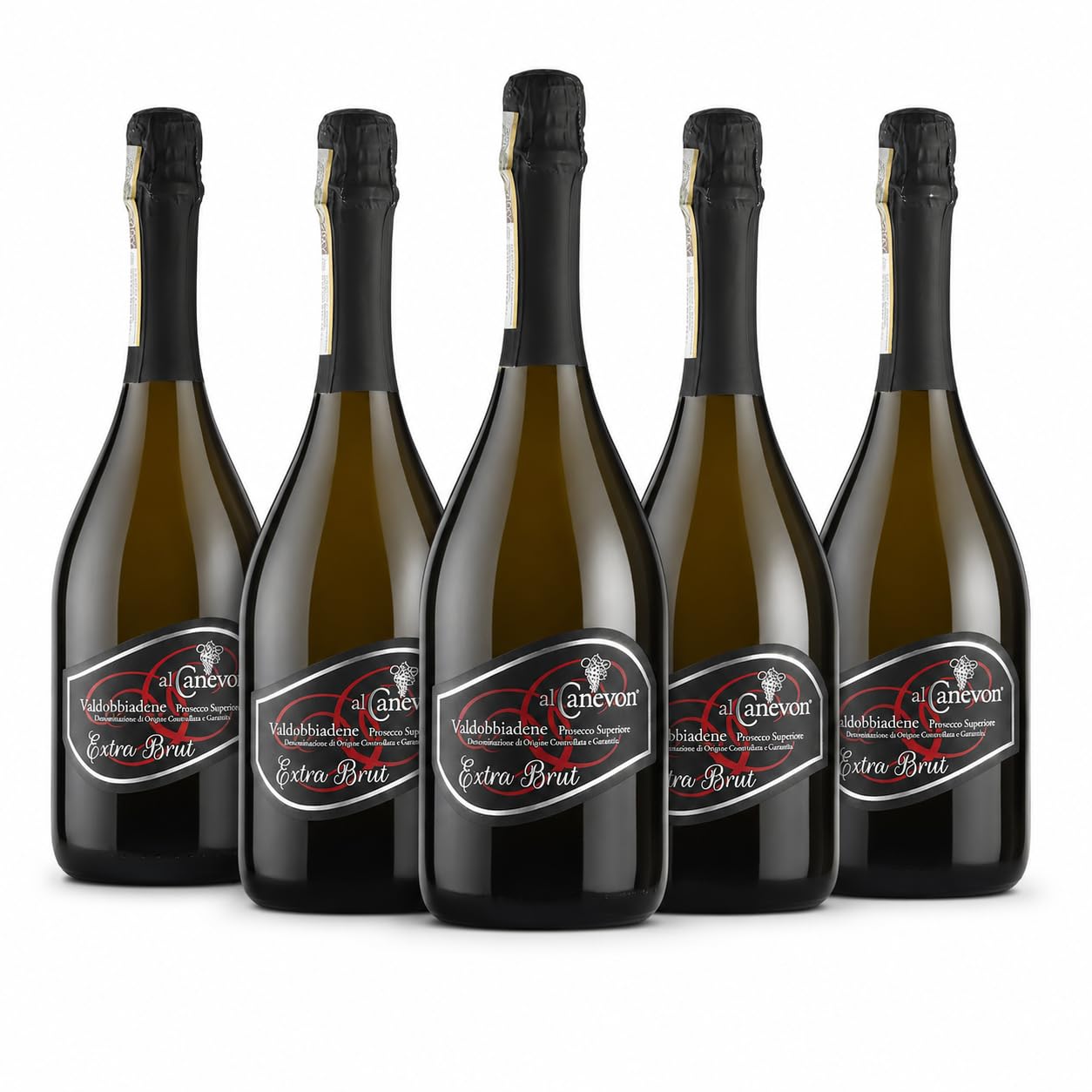 Prosecco Valdobbiadene Offerta Prosecco Superiore Extra Brut DOCG Conegliano Valdobbiadene - Si Abbina Con Dolci a Base Di Cioccolato 750ML