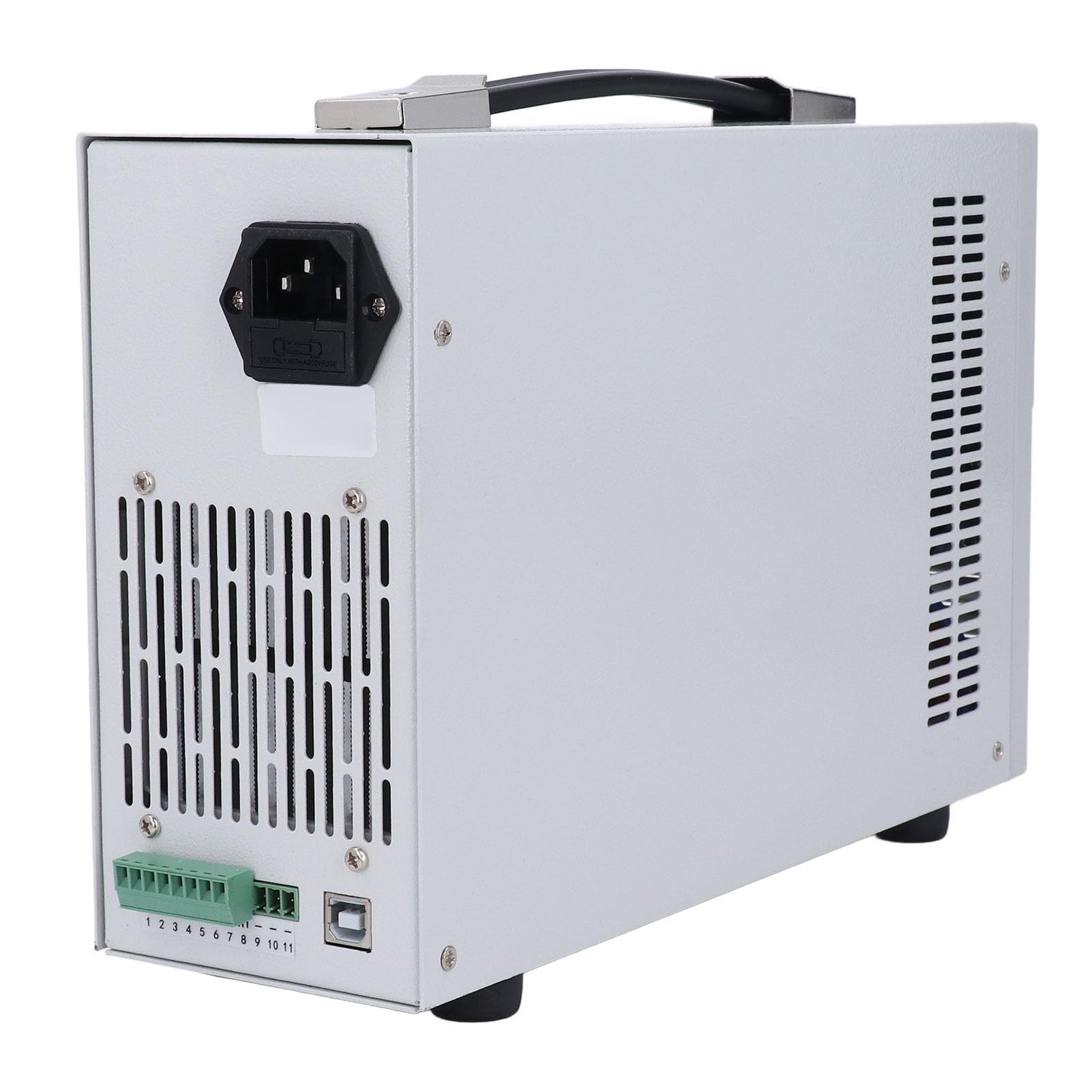 YDuupxe Fuente de Alimentación CC Programable 0-150 V 0-20 A 400 W 2 Canales Fuente de Alimentación Conmutada Ajustable Variable con Puerto USB de Pantalla de 2,8 Pulgadas para Re (Enchufe de la UE)