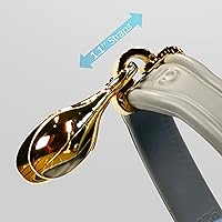 Vista 4 de YIPUKIYI Croc Nuts Croc charms 2 Pack Corc Balls Noticeable Crocs Accessories Decorative Shoe Charms for Shoe Buckle GOLD