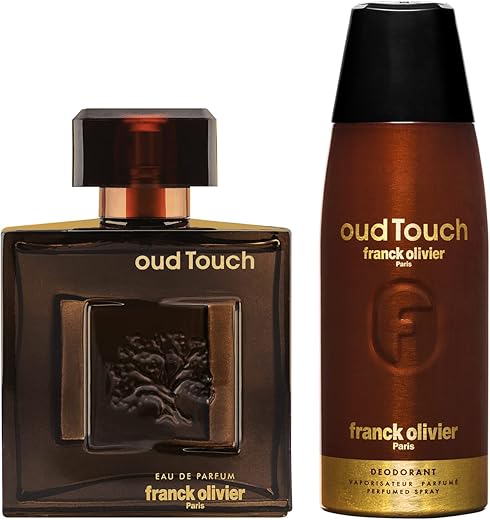 Franck Olivier Oud Touch Virtual Gift Set For Men (Eau de Parfum 100ml + Deodorant Spay 250ml)