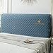 Copritestata per Letto Nordico Copri-testiera all-Inclusive Schienale Antipolvere Copri-Letto Protettivo in Pelle di Legno Decorazione per Camera da Letto,Blue-180cm