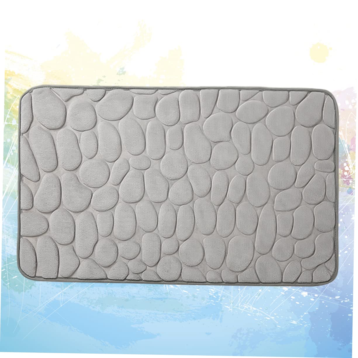 Tappetino da Bagno Assorbente e Resistente All'usura in Memory Foam e Poliestere Antiscivolo Protezione del Pavimento per Bagno e Cucina