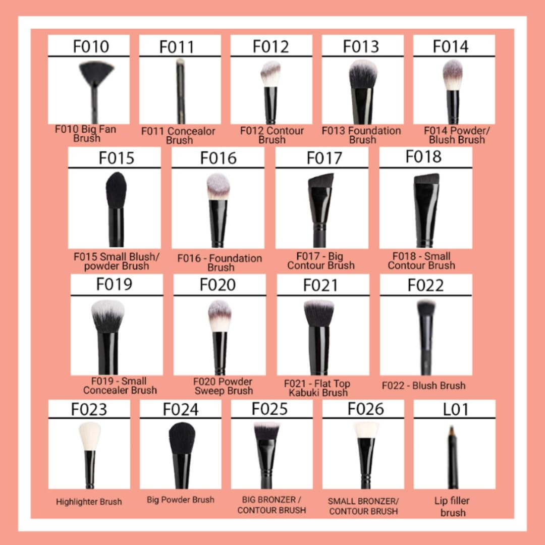 Cuffs N Lashes F019 Small Concealer Brush | Precision Makeup Brush for Spot Concealing &Under Eye Coverage | Soft Bristles | Handmade in India | Cruelty-Free &High Performance - Image 7 thumbnail