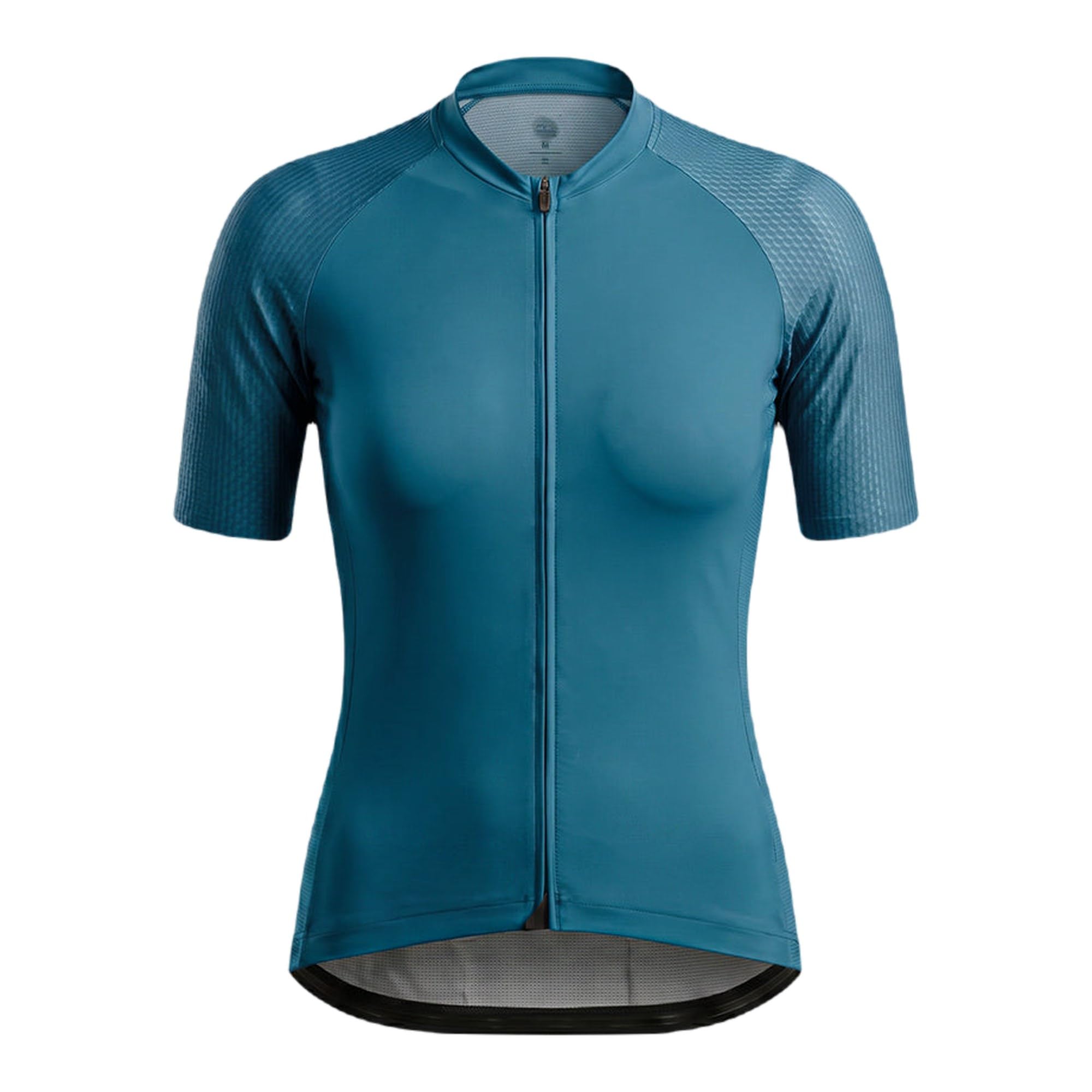 Razor PRO Koszulka Kolarska Damska Morski – Rozmiar XXL | Aero Race-Cut Cycling Jersey Zamek Wstawki Mesh Silikonowe Mankiety Premium