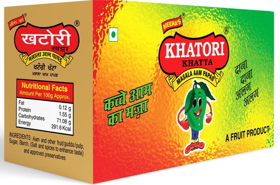 MEERA'S Khatori Khatta Masala Aampapad Box 640 Gram (30 Pouch In Box) Marketed By : Gauri Shankar Khatri & Sons
