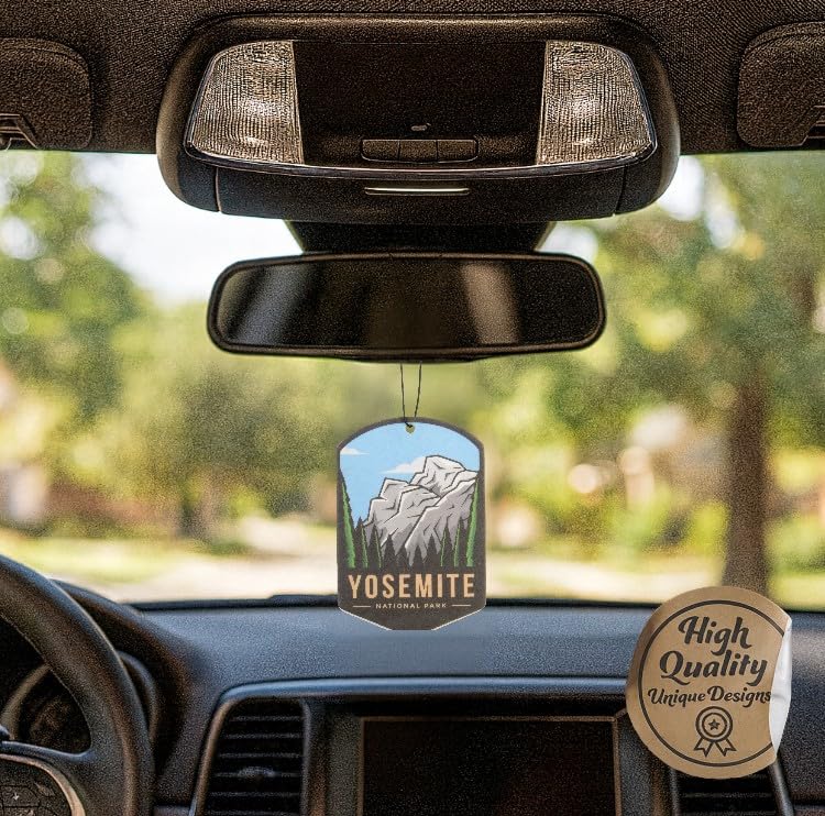 Image of Outdoor Adventure Car Air Freshener 3 Pack Scented With Premium Oils By Fresh Fresheners (Yosemite National Park)
