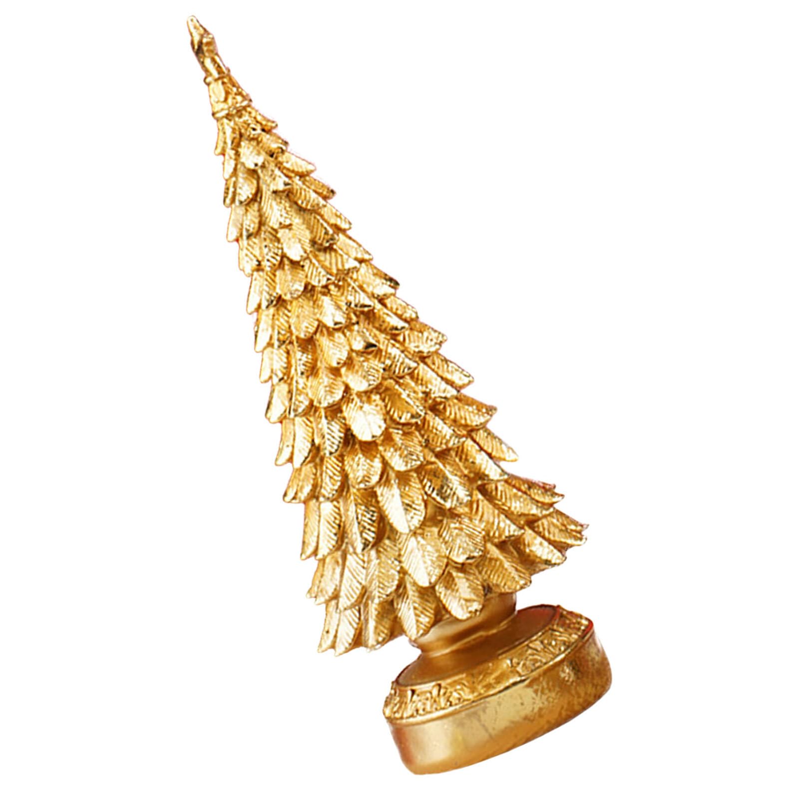 Statuette décorative cheminée : mini sapin de Noël ornement intérieur