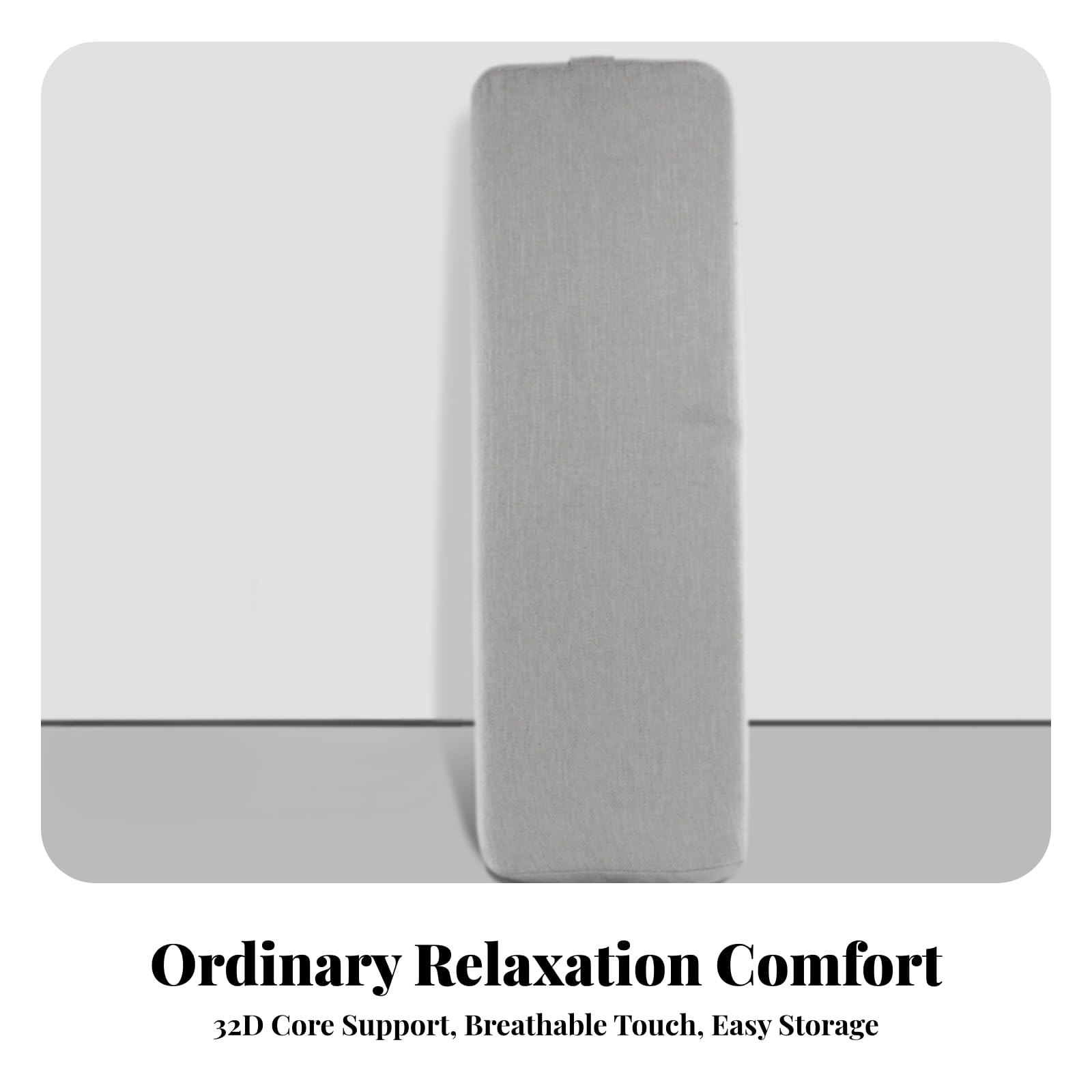 Cuscino con Fodera Rimovibile |, Compatto, Cuscino con Maniglia per Il Trasporto, Stretching, Casa