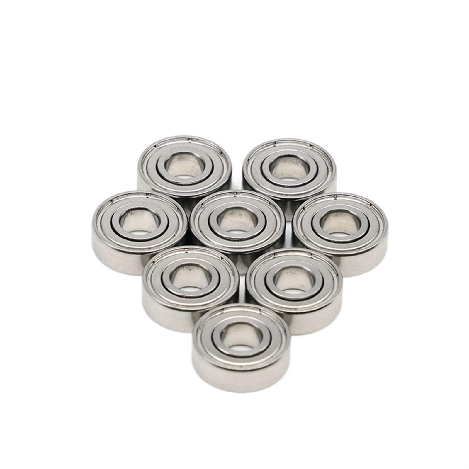 Bimetalowa uszczelka tarcza mikro łożysko zwykłe 10 szt. S625ZZ 5x16x5mm ABEC-7 kulkowe ze stali nierdzewnej