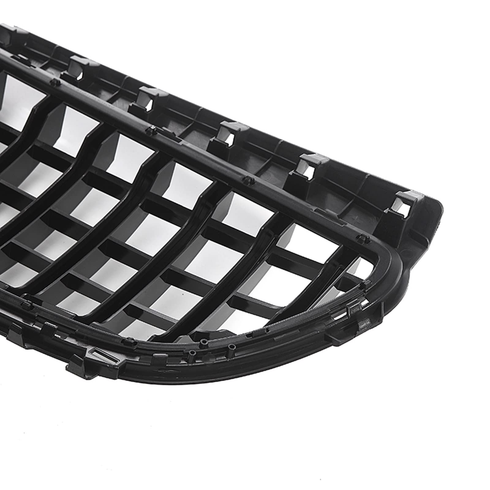 CHEVVY GT R ​​Style Griglia Anteriore Griglia da Corsa Argento Paraurti Superiore Cappuccio di Aspirazione Maglia per Benz Classe B W246 2015-2019 B180 B250 Accessori