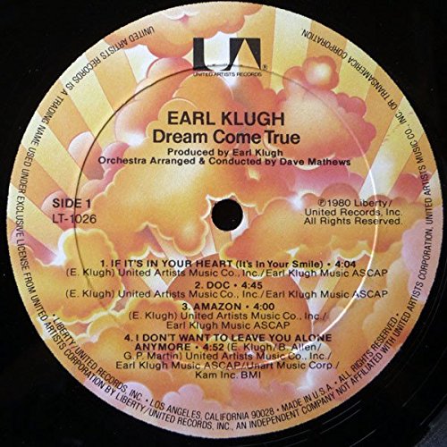 Miniatura 3 de Dream Come True, Earl Klugh, Lp, Vinyl Record, UA, 1026