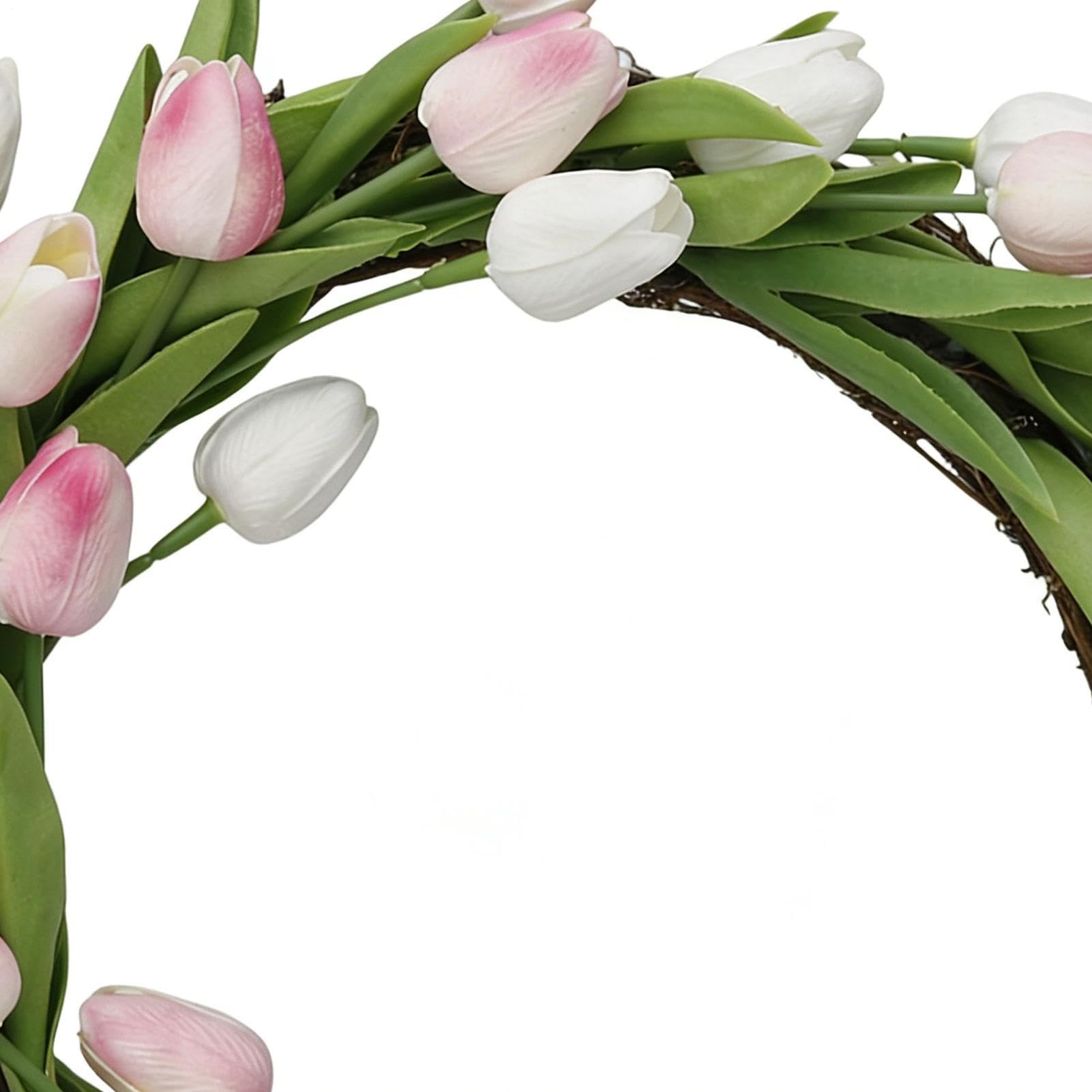Ghirlanda primaverile per porta, decorazione da parete rustica, ghirlanda primaverile per porta d'ingresso, per casa, fattoria, appartamento, ristorante, interni ed esterni, Pasqua e feste