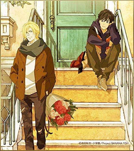 Amazon 奥村英二 アッシュ リンクス 花束 Banana Fish スタンド付きミニ色紙コレクション アニメ 萌えグッズ 通販
