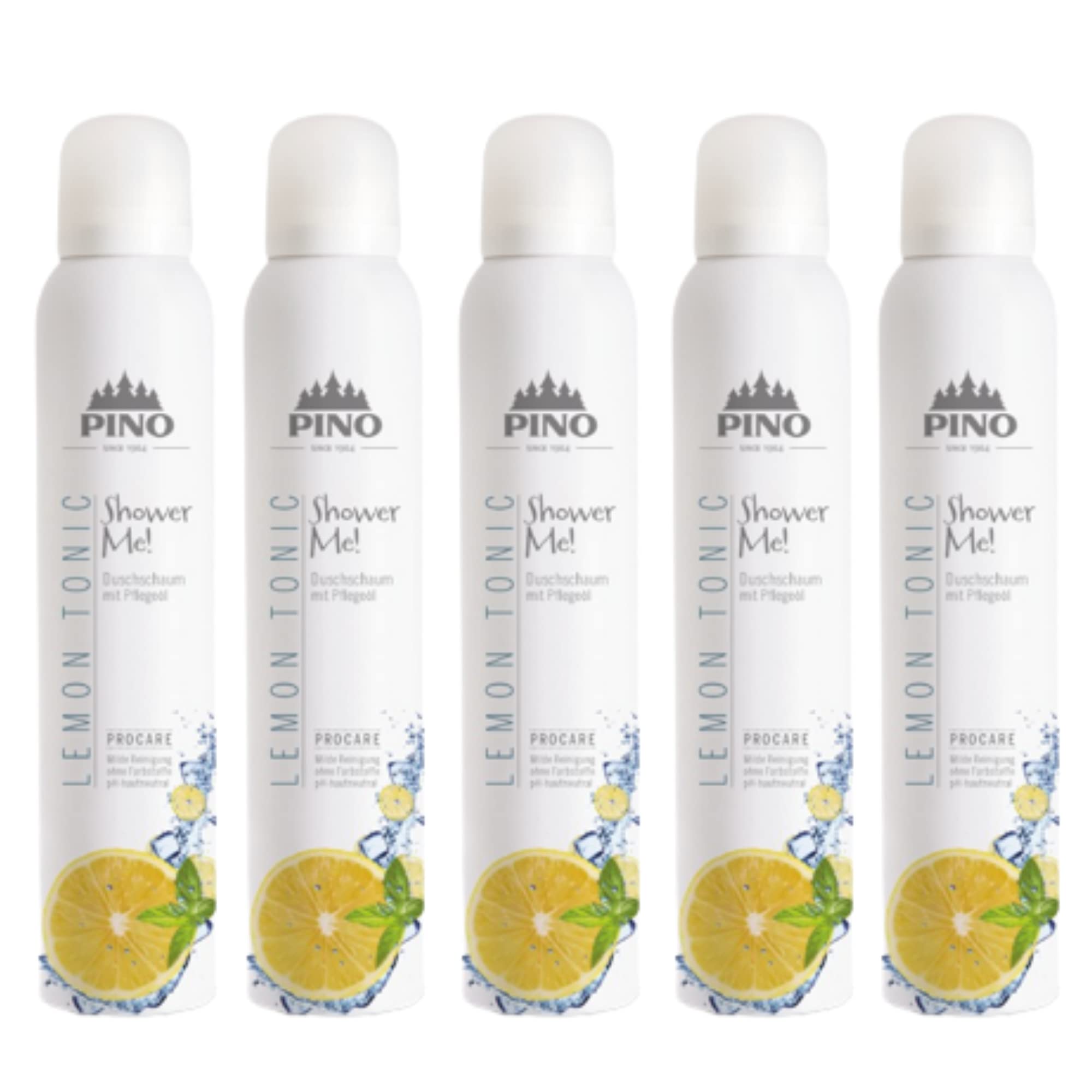 Pinofit Shower ME! Duschschaum Lemon Tonic 5 x 200 ml
