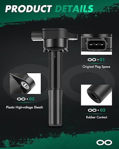 Vista 2034 de SCITOO 1 bobinas de encendido con 4 bujías de iridio para Chevrolet 2011-2015 Cruze 1.4L 2016 Cruze Limited 1.4L 2012-2020 Sonic 1.4L 2013-2021 Trax