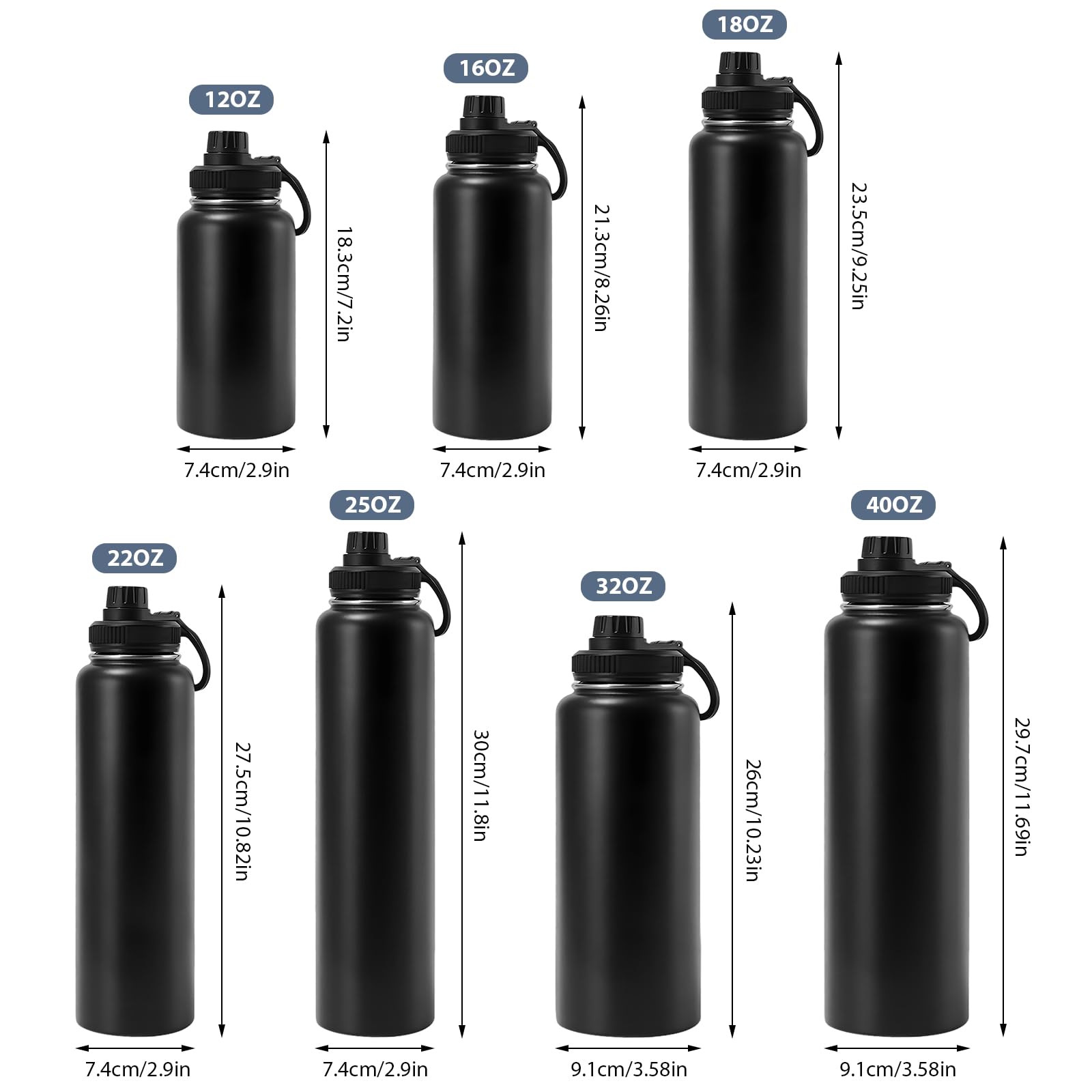 Amazon.co.jp: ジェネリック 真空断熱スポーツボトル