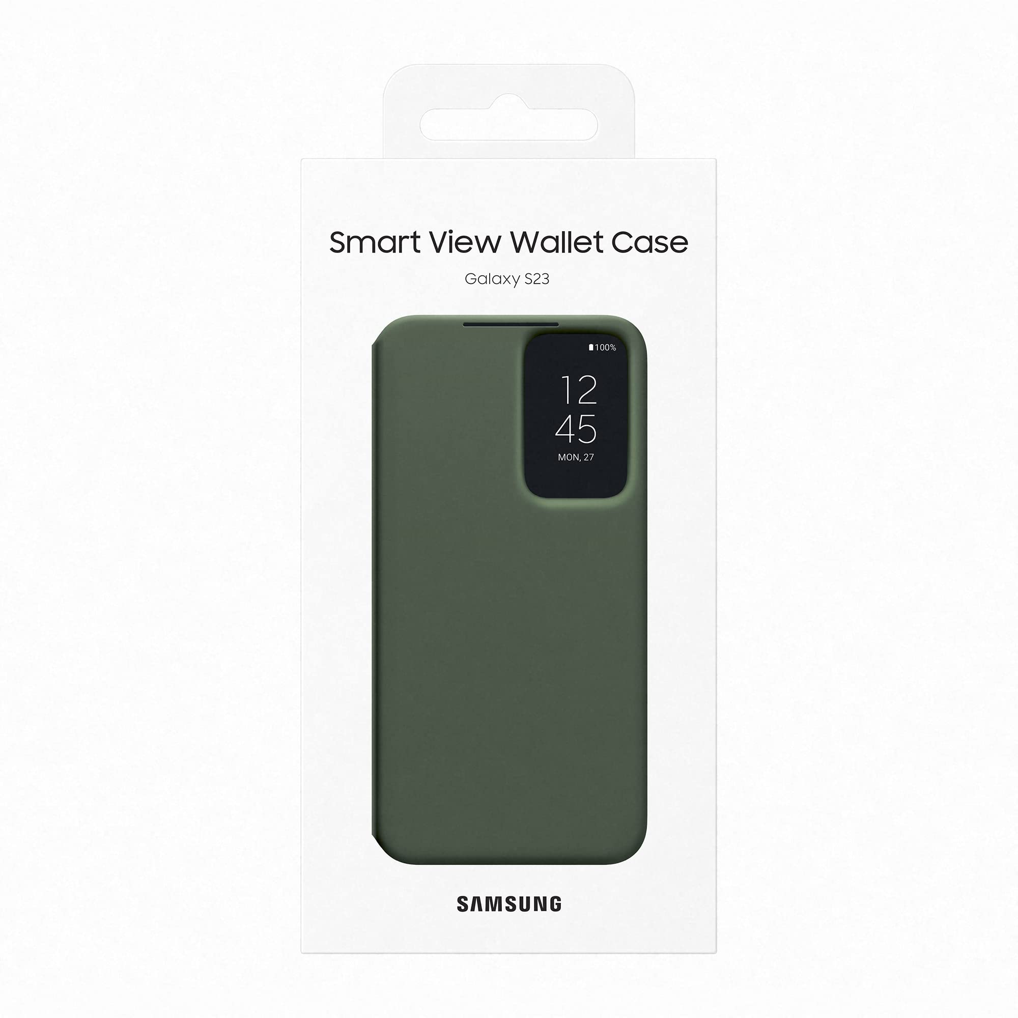 Samsung Etui Smart View avec Porte-Carte G S23 Khaki