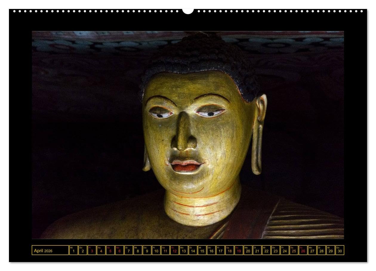 Sri Lanka - Landschaft und Kultur (hochwertiger Premium Wandkalender 2026 DIN A2 quer), Kunstdruck in Hochglanz: Sri Lanka - Tropische Insel mit jahrtausendealter Kultur (CALVENDO Orte)