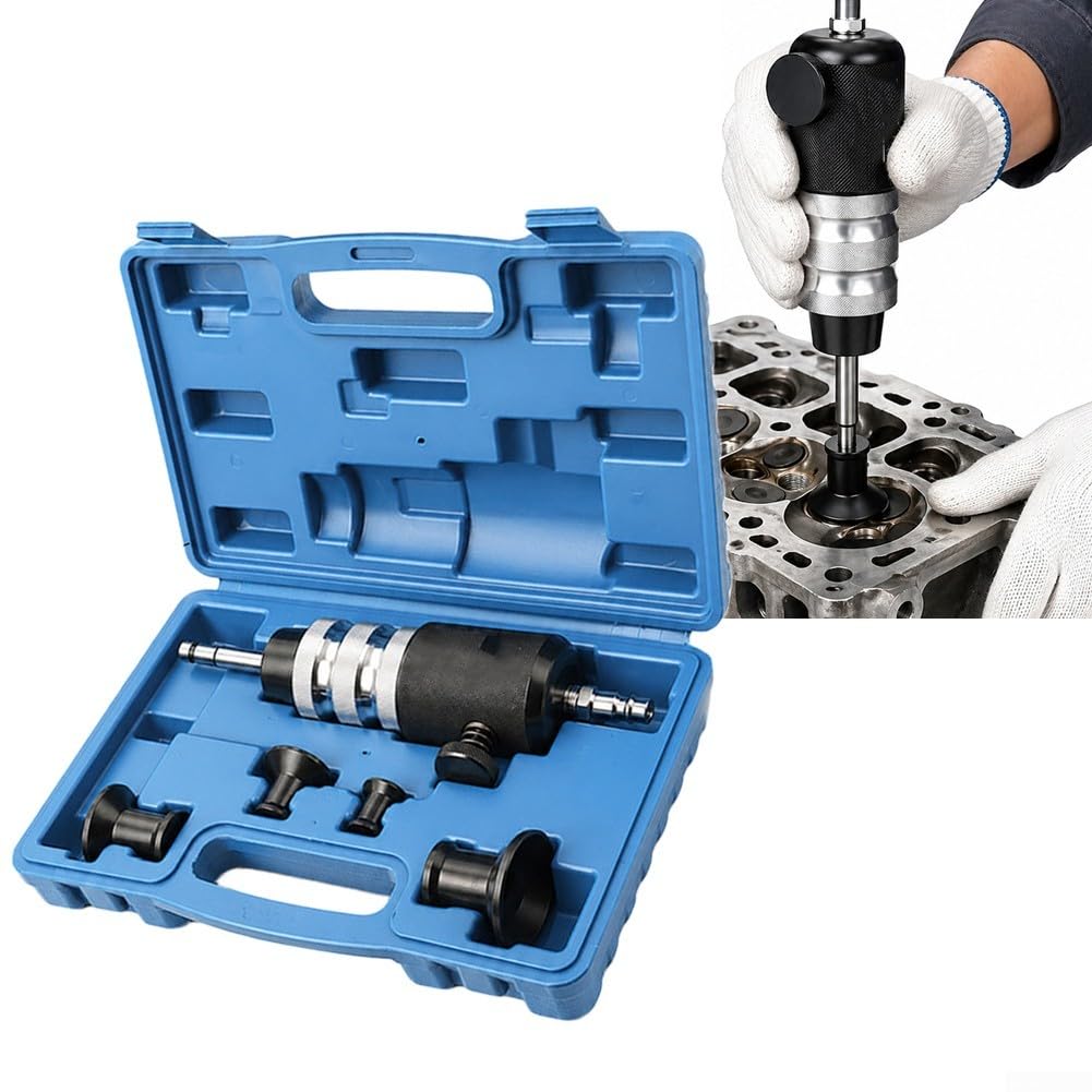 Valvola pneumatica del motore strumento di rettifica in acciaio al cromo vanadio a ventosa rapida cambio dimensione valvola precisa restauro sede 4 dimensioni 20mm 30mm 35mm 45mm leggero 250x150mm