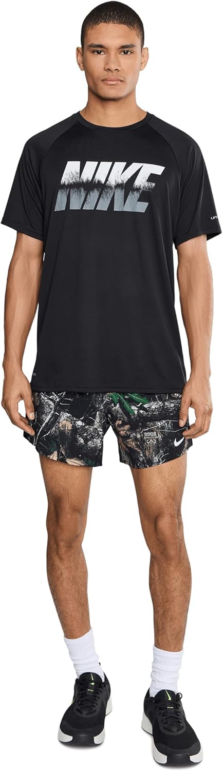 Nike Men's Hydroguard Dip Dye Dri-fit Uv Short Sleeve Top