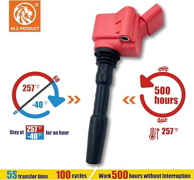 HIGH PERFORMANCE Ignition Coil Pack Of 4 Compatible with Audi A3 A4 A5 A6 A8 TT Q3 Q5 Q7 Q8 RS3 RS5 S5 S7 VW Golf Jetta Passat 1.8T 2.0T 2.5T 2.9T 3.0T 4.0T EA888/EA839/EA825/EA855 UF716
