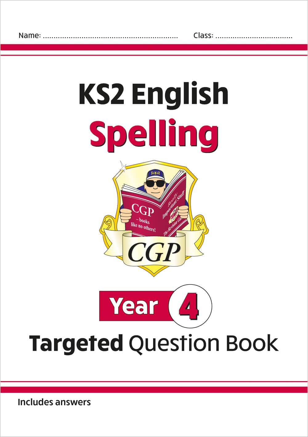 KS2 English Year 4 Spelling Targeted Question Book (with Answers) (CGP Year 4 English)