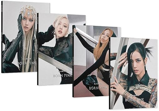 Pre-Order Benefit - DIGIPACK. BLACKPINK BORN PINK 2nd Album  JISOO + JENNIE + ROSE + LISA - 4 Ver Full Set.  K-POP SEALED