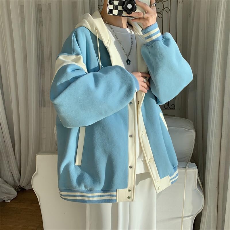 Vintage Y2k Coat with Pocket Acubi Preppy Drawstring Jacket for Men Harajuku Grunge Hoodies Dark Academia Outfits3